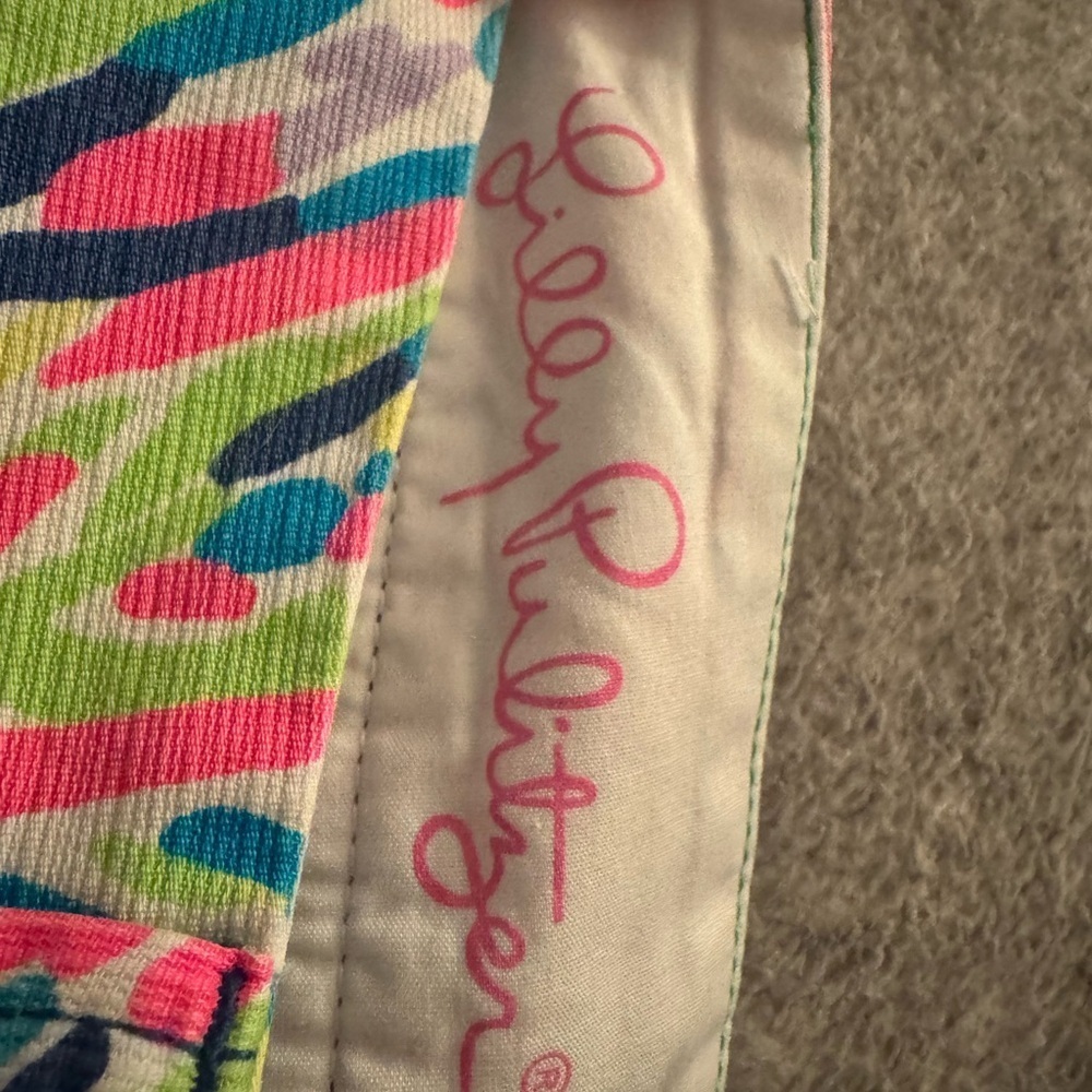 Lilly Pulitzer Indigo Palm Reader size 6 Women's Shorts - Picture 5 of 5
